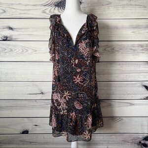 Madewell NWOT Floral Ruffle Dress